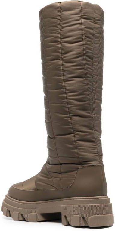 GIABORGHINI Gia 19 padded boots Brown