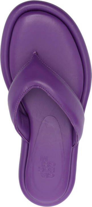 GIABORGHINI Gia 5 thong sandals Purple