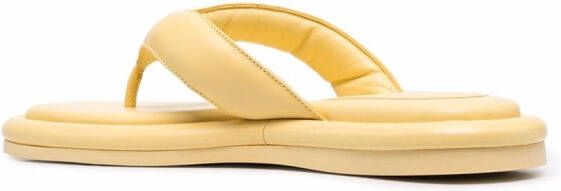 GIABORGHINI Gia flat sandals Yellow
