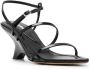 GIABORGHINI Gia26 70mm leather sandals Black - Thumbnail 2