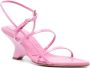 GIABORGHINI Gia26 70mm leather sandals Pink - Thumbnail 2