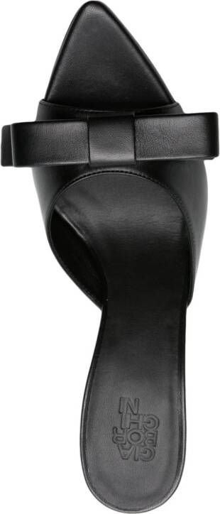 GIABORGHINI Honorine 85mm leather pumps Black