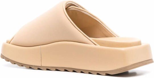 GIABORGHINI open-toe chunky sandals Neutrals