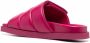 GIABORGHINI open-toe quilted slides Pink - Thumbnail 3