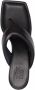 GIABORGHINI padded leather heeled sandals Black - Thumbnail 4