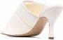 GIABORGHINI padded leather mules White - Thumbnail 3