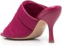 GIABORGHINI padded touch-strap 95mm mules Pink - Thumbnail 3