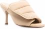 GIABORGHINI padded touch-strap high-heel mules Neutrals - Thumbnail 2