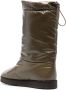GIABORGHINI patent padded knee-high boots Brown - Thumbnail 3