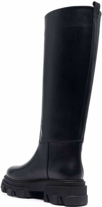 GIABORGHINI Perni 07 leather boots Black