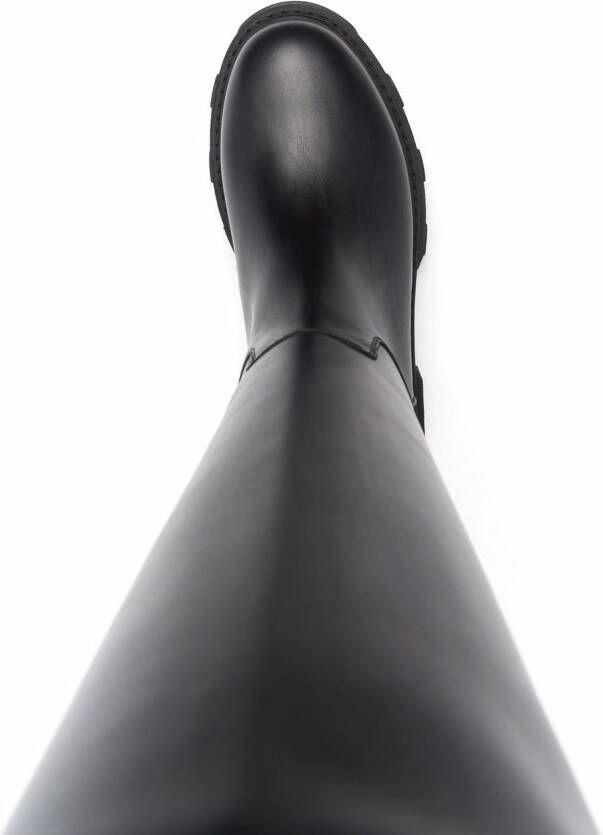 GIABORGHINI Perni 07 leather boots Black