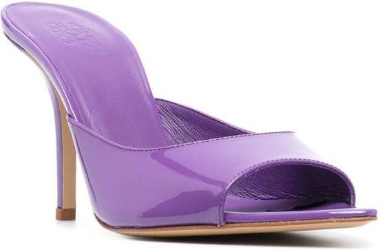 GIABORGHINI Perni 100mm patent-leather mules Purple