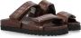 GIABORGHINI Perni 11 faux-leather sandals Brown - Thumbnail 2