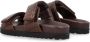 GIABORGHINI Perni 11 faux-leather sandals Brown - Thumbnail 4