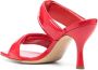 GIABORGHINI Perni 80mm double-strap sandals Red - Thumbnail 3