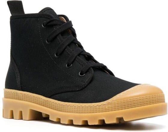 GIABORGHINI Perni lace-up boots 06A1 BLACK