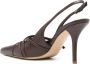 GIABORGHINI Phoebe 85mm leather pumps Brown - Thumbnail 3