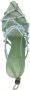 GIABORGHINI pointed strappy 100mm pumps Green - Thumbnail 4