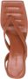 GIABORGHINI Rose slingback sculpted sandals Brown - Thumbnail 4