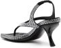 GIABORGHINI Rosie 13 70mm thong sandals Black - Thumbnail 3