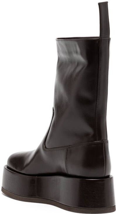 GIABORGHINI Rosie 23 platform-sole boots Brown
