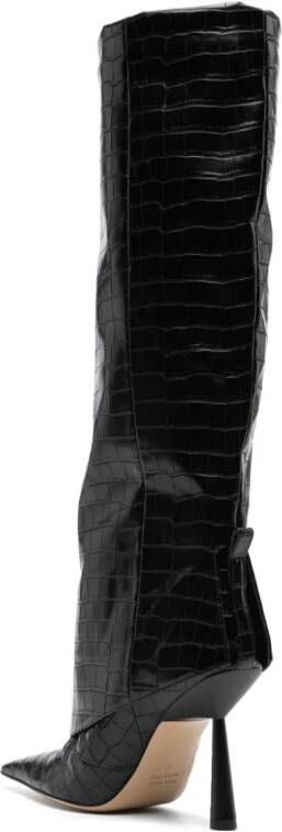 GIABORGHINI Rosie 31 leather boots Black