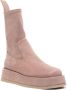 GIABORGHINI Rosie Eco Suede ankle boots Pink - Thumbnail 2