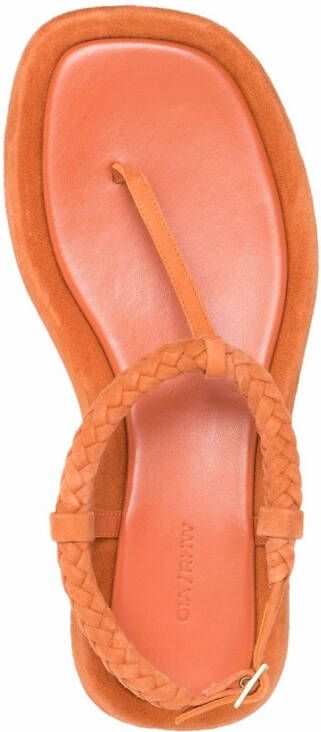 GIABORGHINI Rosie flat sandals Orange