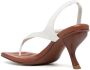 GIABORGHINI sculpted-heel thong-strap sandals Brown - Thumbnail 3