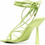 GIABORGHINI strap-detail open-toe sandals Green - Thumbnail 3