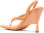 GIABORGHINI thong-strap leather sandals Orange - Thumbnail 3
