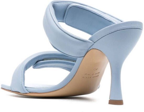 GIABORGHINI x Pernille Perni 100mm sandals Blue