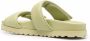 GIABORGHINI x Pernille Teisbaek double-strap slides Green - Thumbnail 3