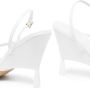 GIABORGHINI x RHW Rosie 5 100mm leather sandals White - Thumbnail 2