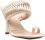 GIABORGHINI x Rosie woven 110mm sandals Neutrals - Thumbnail 2