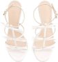 Giambattista Valli 90mm bow-detailing leather sandals White - Thumbnail 3