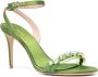 Giambattista Valli 90mm crystal-embellished sandals Green - Thumbnail 2