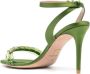 Giambattista Valli 90mm crystal-embellished sandals Green - Thumbnail 3