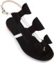 Giambattista Valli bow-detail flat sandals Black - Thumbnail 4