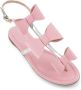 Giambattista Valli bow-detail flat sandals Pink - Thumbnail 4