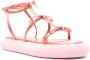 Giambattista Valli bow-embellished platform sandals Pink - Thumbnail 2