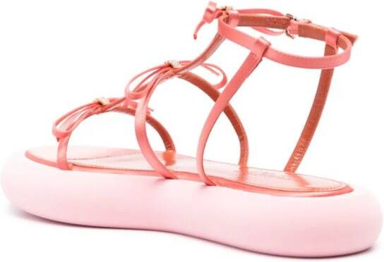 Giambattista Valli bow-embellished platform sandals Pink