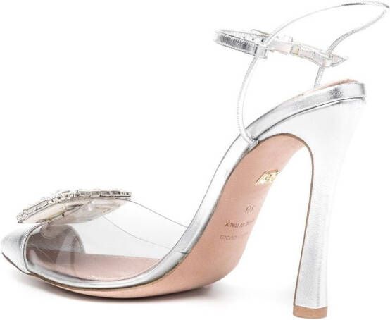 Giambattista Valli crystal embellished heels Grey