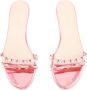 Giambattista Valli crystal-embellished leather slides Pink - Thumbnail 3