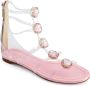 Giambattista Valli Diamond Clash flat sandals Pink - Thumbnail 4