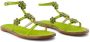 Giambattista Valli Jaipur embellished flat sandals Green - Thumbnail 2