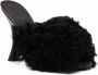 Giambattista Valli shearling strap mules Black - Thumbnail 2