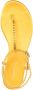 Giannico studded open-toe sandals Yellow - Thumbnail 4