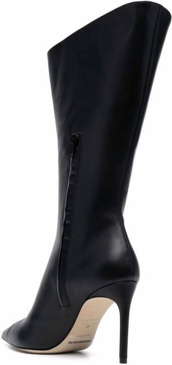 Giannico Victoria leather boots Black