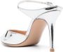 Gianvito Rossi 100mm metallic leather mules Silver - Thumbnail 3